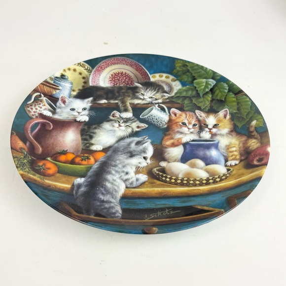 Vintage “Kitchen Capers ” Litter Rascals Collectors Plate - Picture 3 of 6